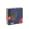 Calex | Câble sous gaine textile | 2x0,75mm² | 1,5M | Bleu | 60W