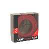 Calex | Câble sous gaine textile | 2x0,75mm² | 1,5M | Rouge | 60W