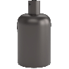 Calex | Douille | Culot E27 | Aluminium | Noir nacré mat | Attache-câble alu | 60W