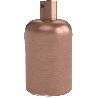 Calex | Douille E27 | Aluminium | Cuivre mat | Attache-câble alu | 60W