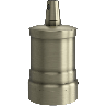Calex | Lamphouder | E27 fitting | Aluminium | Mat Brons | 60W Calex | Lamphouder | E27 fitting | Aluminium | Mat Brons | 60W