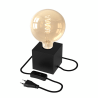 Calex | Luminaire de table | Raccord E27 | Avec interrupteur | Max. 1x40W | Noir mat | Cordon 1,8M Calex | Luminaire de table | Raccord E27 | Avec interrupteur | Max. 1x40W | Noir mat | Cordon 1,8M