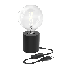 Calex | Luminaire de table | Rond | Noir | Raccord E27