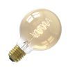 Calex | Filament LED | Grand modèle E27 | G80 | Globe | Or | 3.8W