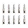 10x Ampoule halogène | Baïonnette Ba15d | Buis | Claire | 15mm | 70W
