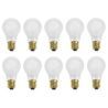10x Ampoule à Incandescence | E27 | 100W Dépolie