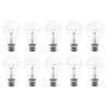 10x Ampoule à Incandescence | Bayonet B22d | 60W Clair