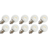 Lighto | Lampe LED | Gros culot E27 | Lampe sphérique | Claire | 45mm | 1W | Lot de 10 Lighto | Lampe LED | Gros culot E27 | Lampe sphérique | Claire | 45mm | 1W | Lot de 10
