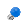 Lighto | Ampoule LED | Grande douille E27 | Bleue | Ampoule boule | 45mm | 1.5W | Dimmable | Convient pour câble barbelé