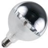 SPL | Ampoule halogène à miroir | Gros culot E27 | Ampoule sphérique | Argentée | 125mm | 42W