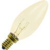 Ampoule | Petit culot E14 | Lampe à bougie | Or | 35mm | 25W
