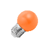 Lighto | LED Ampoule Spherique Plastique | E27 | 1W Orange Lighto | LED Ampoule Spherique Plastique | E27 | 1W Orange