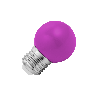 Lighto | LED Ampoule Spherique Plastique | E27 | 1W Violet Lighto | LED Ampoule Spherique Plastique | E27 | 1W Violet