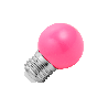 Lighto | LED Ampoule Spherique Plastique | E27 | 1W Rose