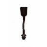 Cordon de suspension débrochable E27 0,4 - 1,2m corde noir Cordon de suspension débrochable E27 0,4 - 1,2m corde noir