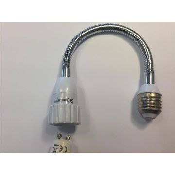 Adaptateur de culot  E27/GU10 Flexible 30cm