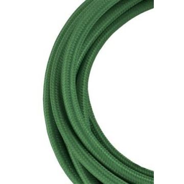 Bailey câble en tissu 2x0,75mm vert foncé 3m