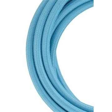 Bailey câble en tissu 2x0,75mm bleu clair 3m