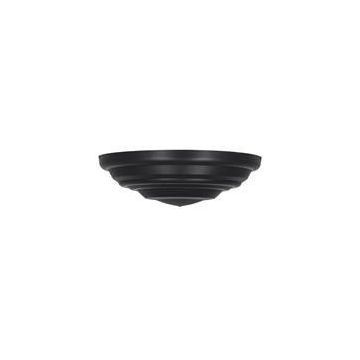 Capuchon de plafond Bailey en plastique grand noir RAL9005