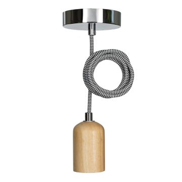 Bailey | Luminaire suspendu Bois | E27  | 60W 
