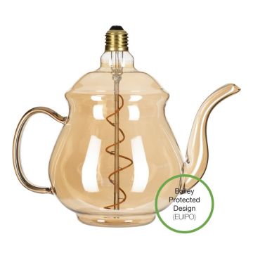 Bailey | LED Théière | E27 Dimmable | 4W  Or