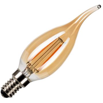 Bailey | Lampe bougie LED avec pointe | Petite douille E14 | 4W Dimmable