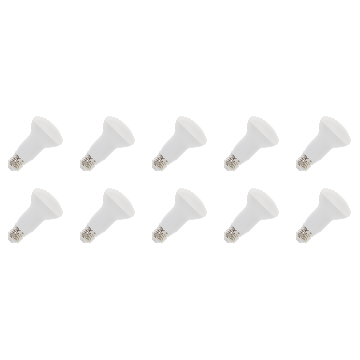 Lighto | Lampe LED | Gros culot E27 | Lampe réflecteur | Claire | 63mm | 6W | 10 pièces