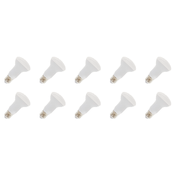 Lighto | Lampe LED | Gros culot E27 | Lampe réflecteur | Claire | 63mm | 8W | 10 pièces