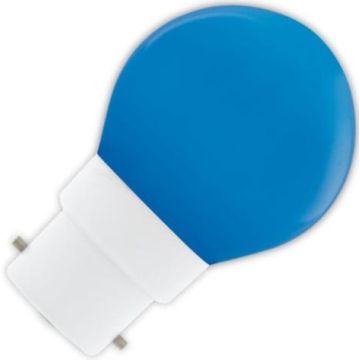 Bailey | LED Ampoule Sphérique | B22d | 1W (remplace 10W) Bleu