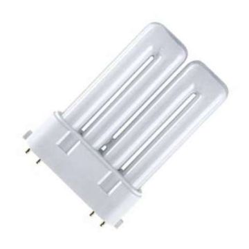 Osram | Ampoule fluocompacte Dulux F | 830 Blanc Chaud | 4 broches | 3000K | 36W