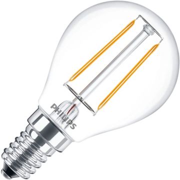 Philips | LED Ampoule Sphérique | E14 | 2W (remplace 25W)