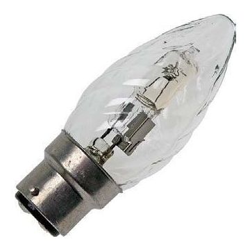 Ampoule halogène EcoClassic flamme SPL | Petit culot E14 | Claire | 35mm | 28W