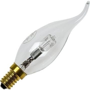 Ampoule halogène EcoClassic flamme SPL | Petit culot E14 | Claire | 35mm | 20W