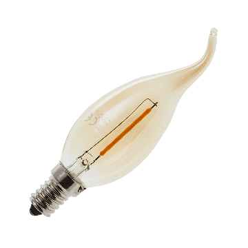Lighto | LED Ampoule Flamme | E14 | 1W Or