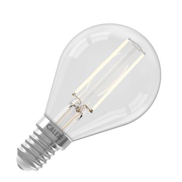Calex | Filament LED | Petit modèle E14 | P45 Ball | Lumineux | 3.5W