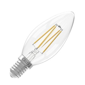 Calex | LED filament | Kaars | Helder | E14 fitting | 4.5W