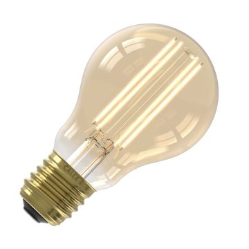 Calex | LED filament | Grote fitting E27 | A60 Standaard | Goud | 7.5W