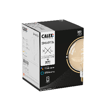 Calex | Smart | Ampoule E27 | Globe | G200 | Or | 5W | Application de contrôle