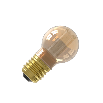 Calex | LED filament | Grote fitting E27 | P45 | Goud | 2.3W