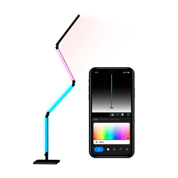 Calex | Smart Foldable Floor Lamp | RGBIC+WW