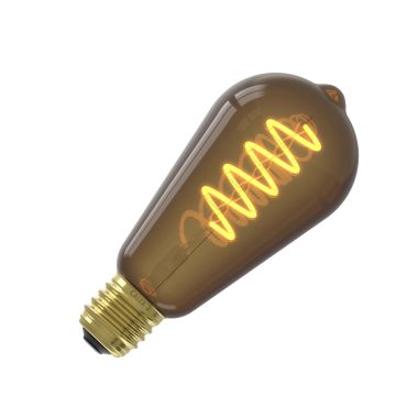 Calex | LED filament | Grote fitting E27 | ST64 | Rustiek | Natural | 4W
