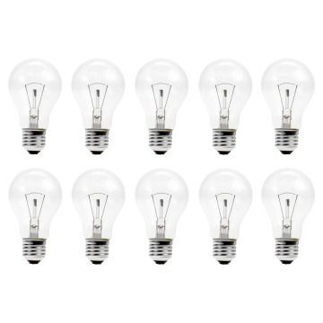 10x Ampoule à Incandescence | E27 | 25W Clair