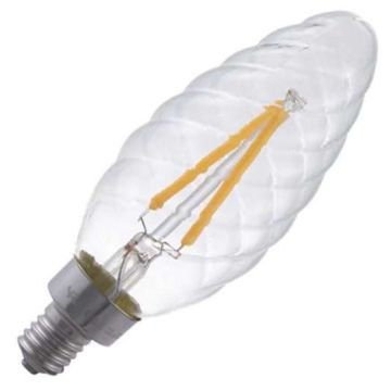 SPL | LED Flamme Torsadée | E14  | 2W Dimmable