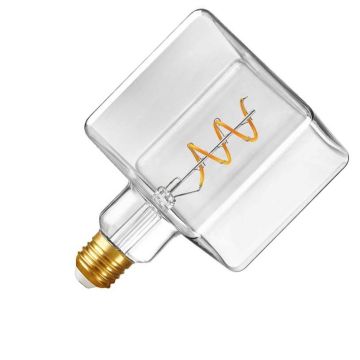 SPL | LED Filament | Grote fitting E27 | Kubuslamp | Helder | 4W | Dimbaar