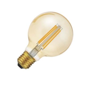 SPL | LED Filament | Grote fitting E27 | Globelamp | Helder | Goud | 6.5W | Dimbaar