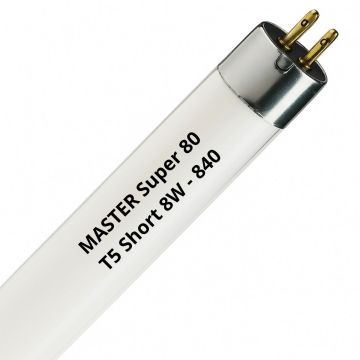 MASTER | Tube fluorescent T5 Short | 8W | 4 broches | 29cm | 840 Blanc froid