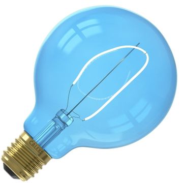 Calex Colors NORA | LED Ampoule Globe | E27 Dimmable | 4W  95mm Bleu