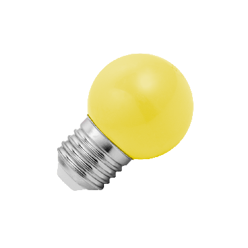Lighto | LED Ampoule Spherique Plastique | E27 | 1W Jeune