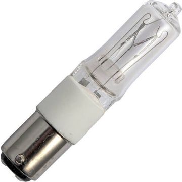 Ampoule halogène | Halolux | Culot à baïonnette Ba15d | Clair | 15mm | 40W