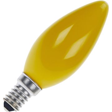 Ampoule à Incandescence Flamme | Petite Culot E14 | 25W Jaune
